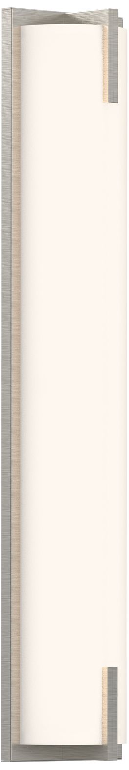 Sonneman New Edge 24" High Satin Nickel LED Bath Light