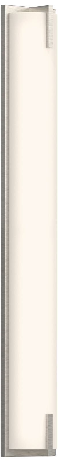 Sonneman New Edge 32" High Satin Nickel LED Bath Light