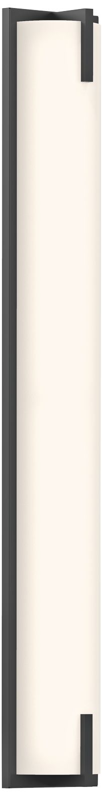 Sonneman New Edge 32" High Satin Black LED Bath Light