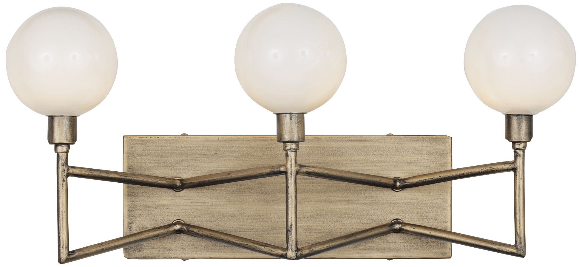 Varaluz Bodie 17" Wide 3-Light Havana Gold Bath Light