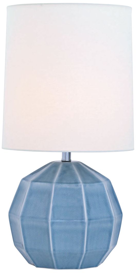 Port 68 Harry Smoke Geodome-Shaped Porcelain Table Lamp
