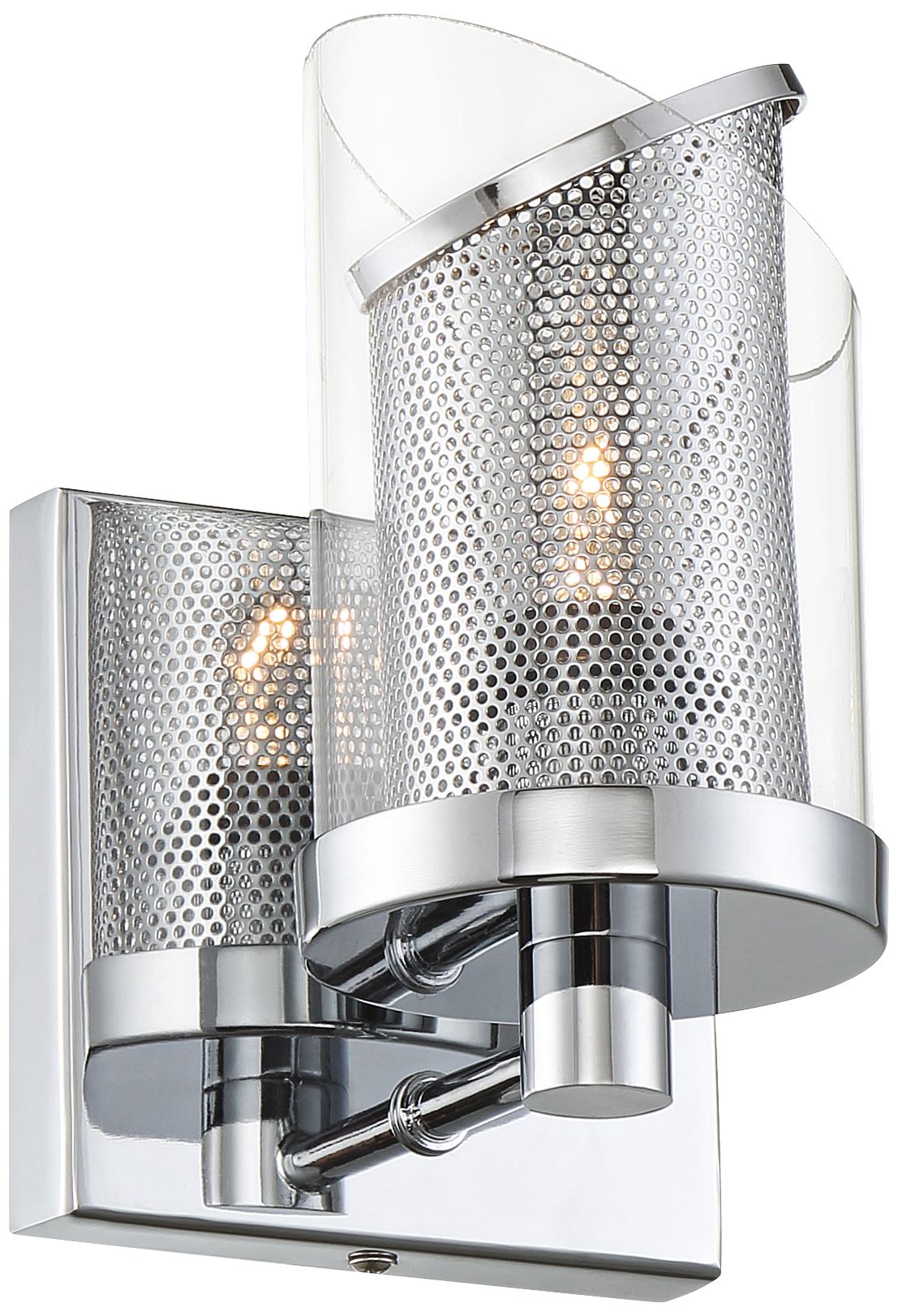 Varaluz So Inclined 7 1/2" High Chrome Wall Sconce