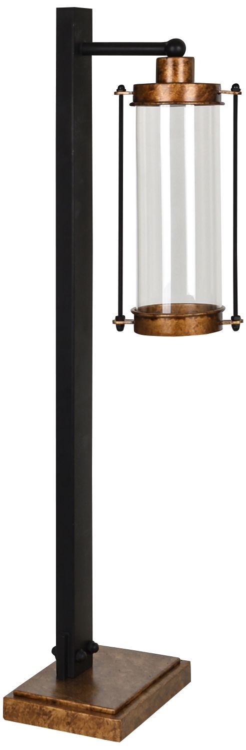 Crestview Collection Prague Gold and Black Table Lamp