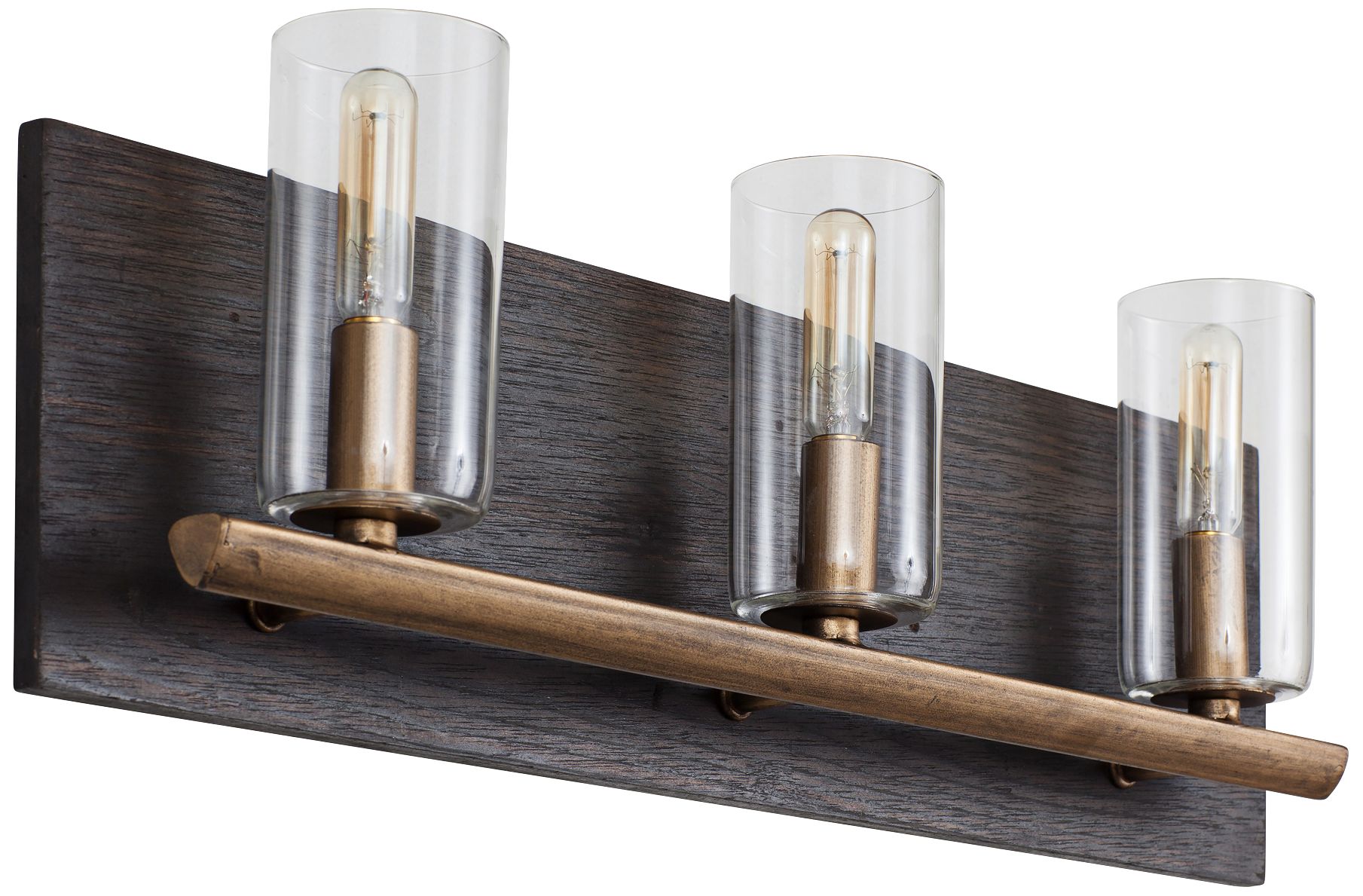 Varaluz Stesso 20" Wide 3-Light Havana Gold Bath Light