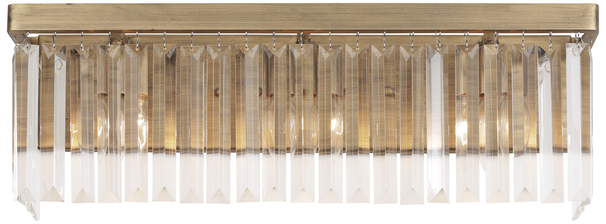 Varaluz Social Club 21 1/2"W 3-Light Havana Gold Bath Light