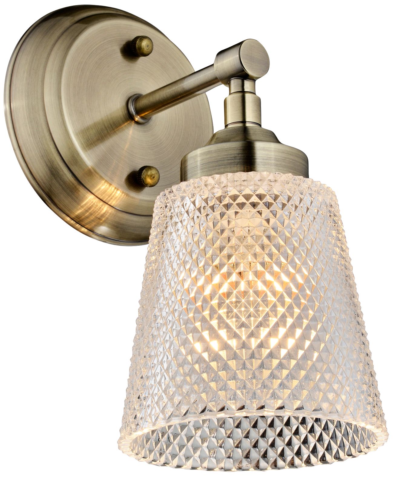 Varaluz Westport 11" High Antique Brass Wall Sconce