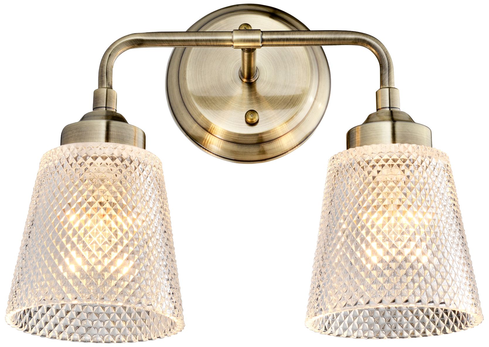 Varaluz Westport 11" High 2-Light Antique Brass Wall Sconce