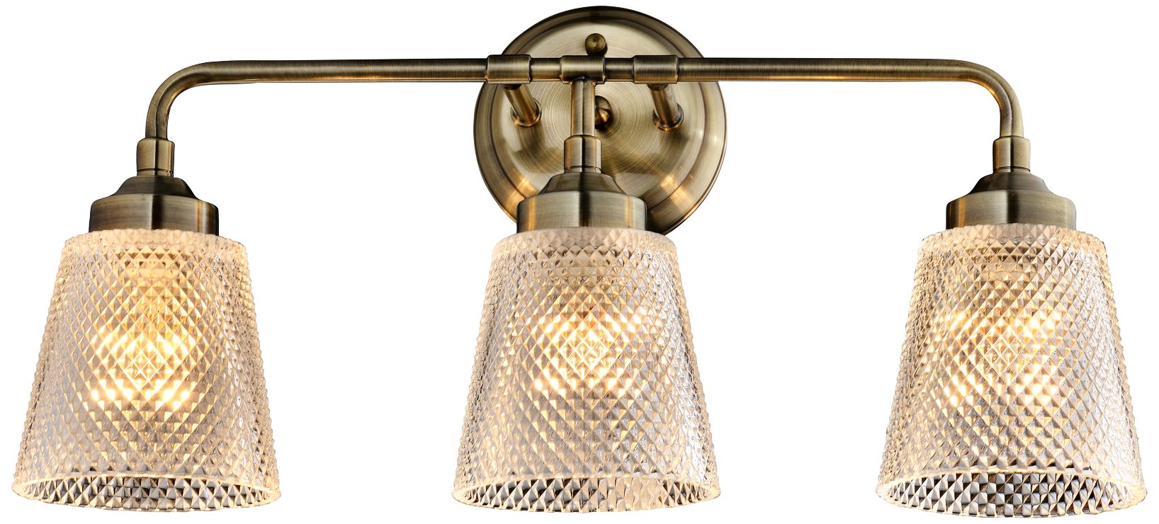 Varaluz Westport 20 1/2"W 3-Light Antique Brass Bath Light
