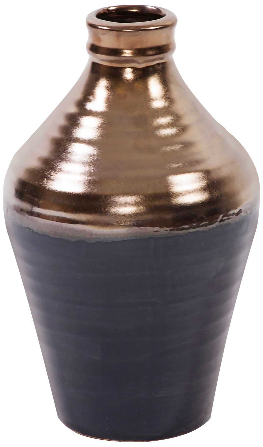 Howard Elliot Organic Midnight Blue 10 1/2" High Small Vase