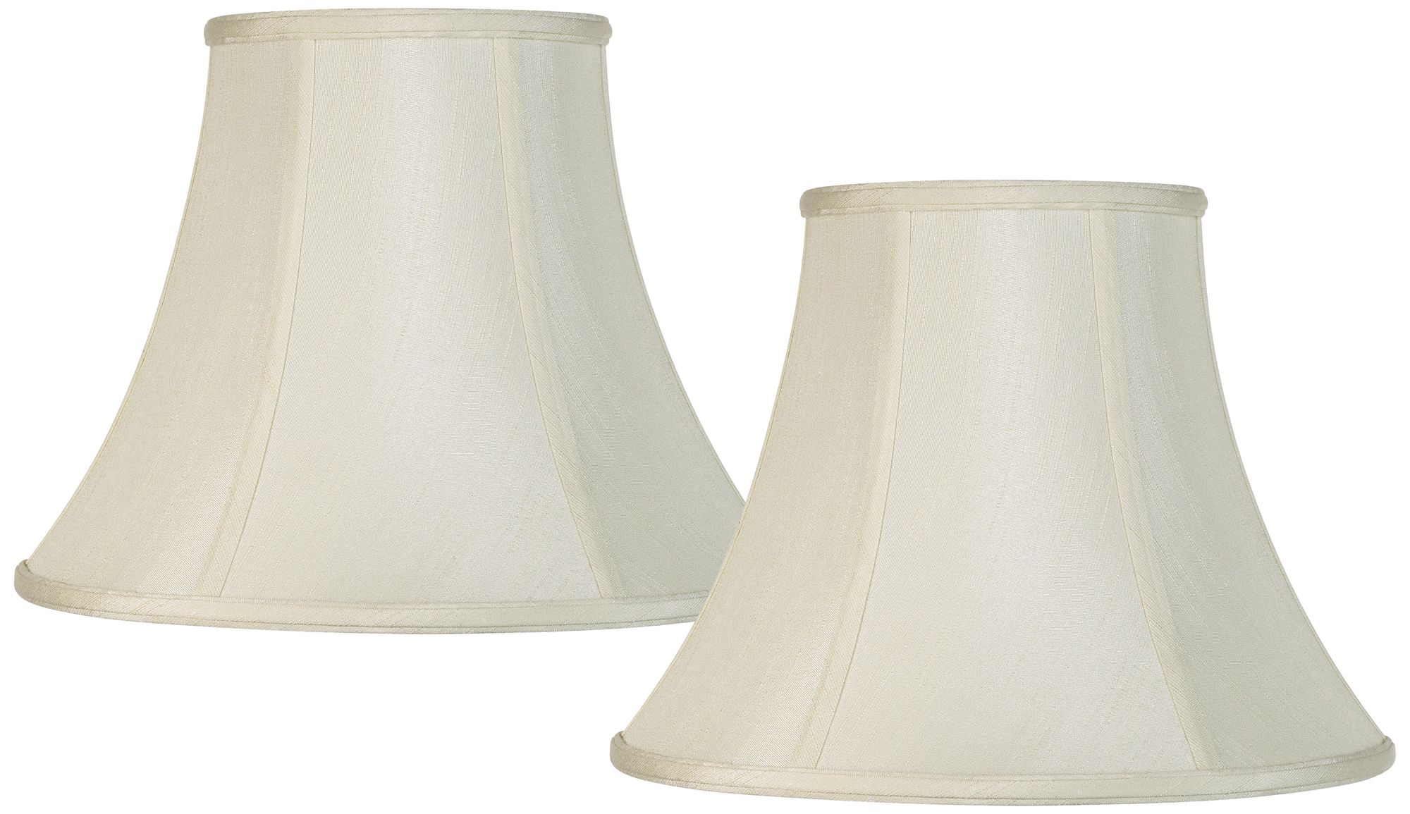 Imperial Collection Creme Lamp Shade Set - 7x14x11