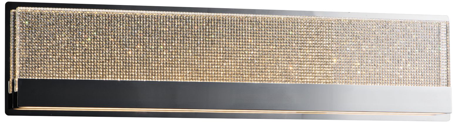 ET2 Sparkler 23 1/2" Wide Polished Chrome LED Bath Light