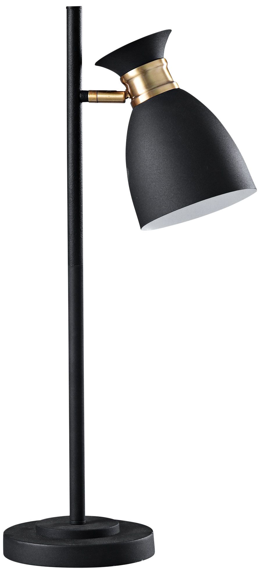 Arvin Black and Gold Finish Metal LED Table Lamp