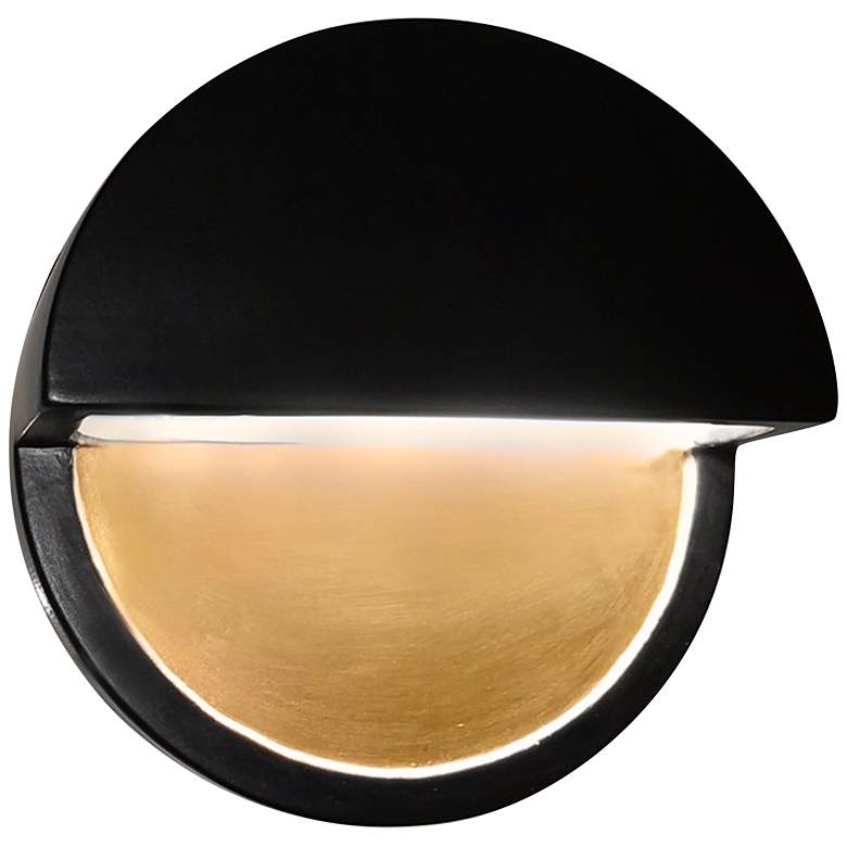 Ambiance Collection&#8482; 8&quot;H Black Dome LED Outdoor Wall Light
