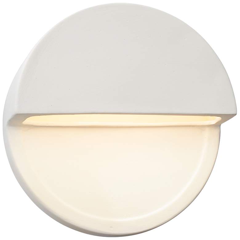 Ambiance Collection&trade; 8&quot;H Bisque Dome LED Outdoor Wall Light
