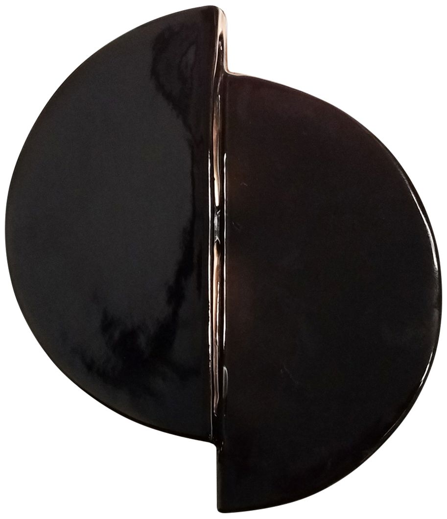 Ambiance Collection 9" High Gloss Black LED Wall Sconce