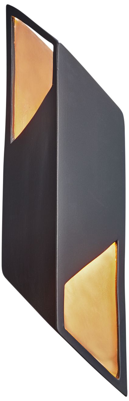 Ambiance Collection 17 1/2"H Matte Black LED Wall Sconce