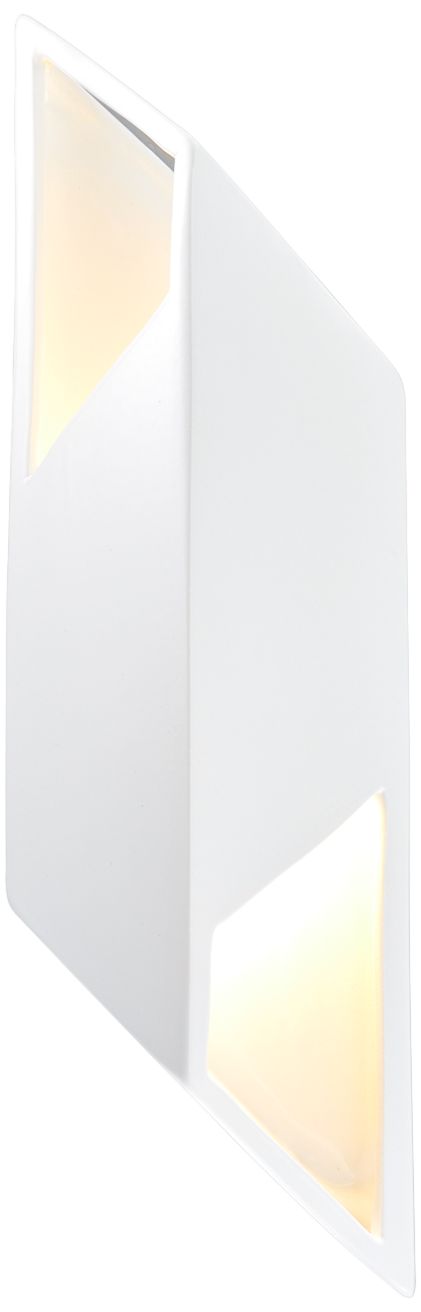 Ambiance Collection 17 1/2"H Gloss White LED Wall Sconce