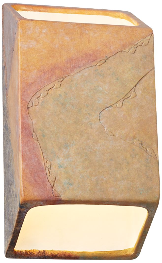 Ambiance 9 1/2" High Harvest Yellow Slate LED Sconce