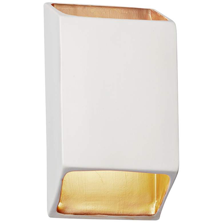 Image 2 Ambiance Collection 9 1/2" High Matte White LED Wall Sconce