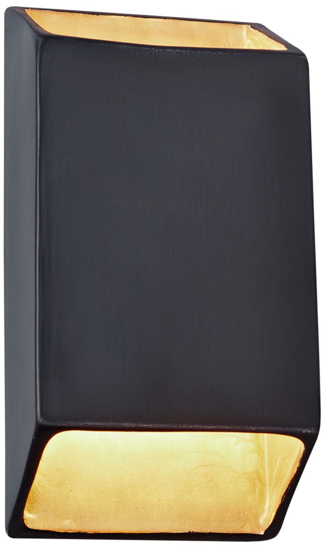 Ambiance 14" High Carbon Matte Black LED Wall Sconce