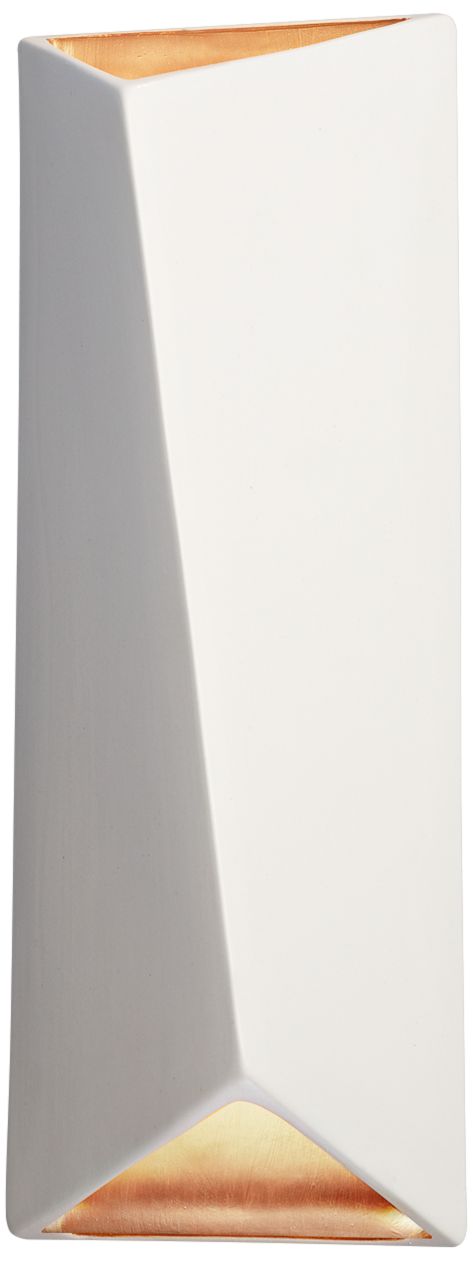 Ambiance Collection 16" High Matte White LED Wall Sconce