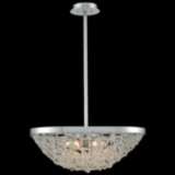 Allegri Lana 21&quot; Wide Polished Chrome Crystal Pendant