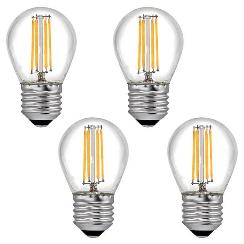 Image 1 60W Equivalent Clear 6 Watt LED Dimmable Standard G16 4-Pack