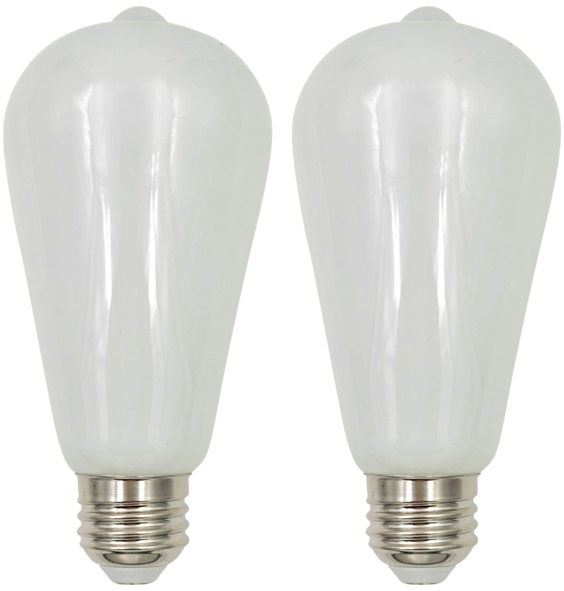 40W Equivalent Tesler Milky 4W LED Dimmable Standard 2-Pack