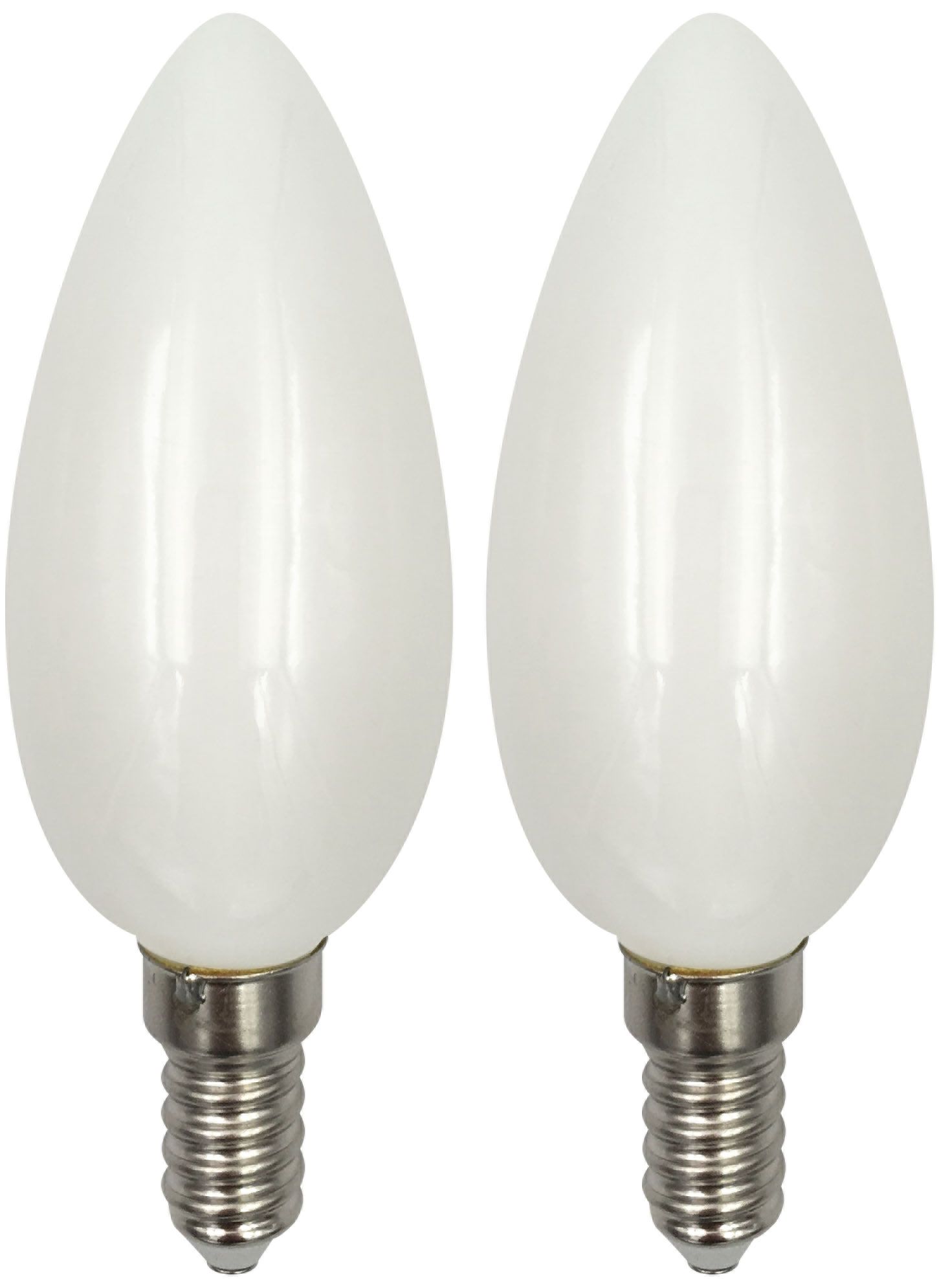 60 Watt Equivalent Frosted 6W LED Dimmable Candelabra 2-Pack - #61A48 ...