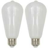 60W Equivalent Tesler Milky 7W LED Dimmable Standard 2-Pack