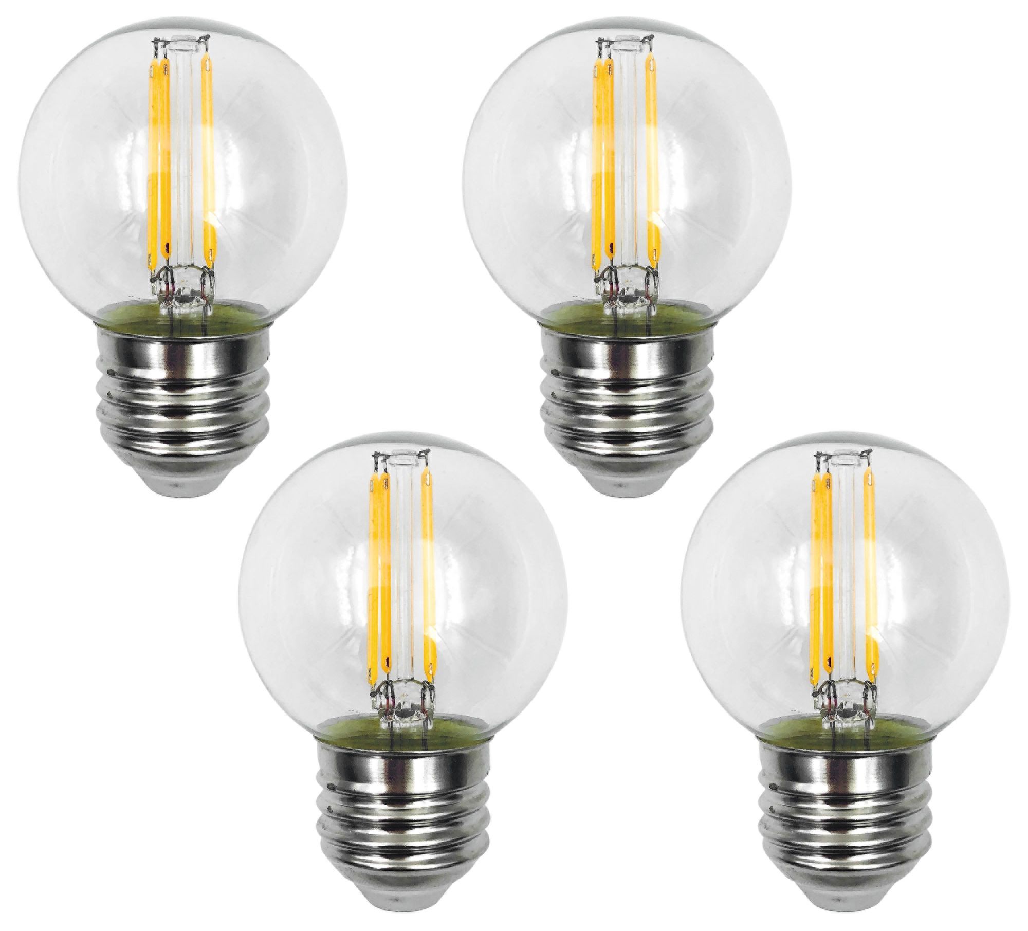 40 Watt Equivalent Clear 4 LED Dimmable Standard 4-Pack