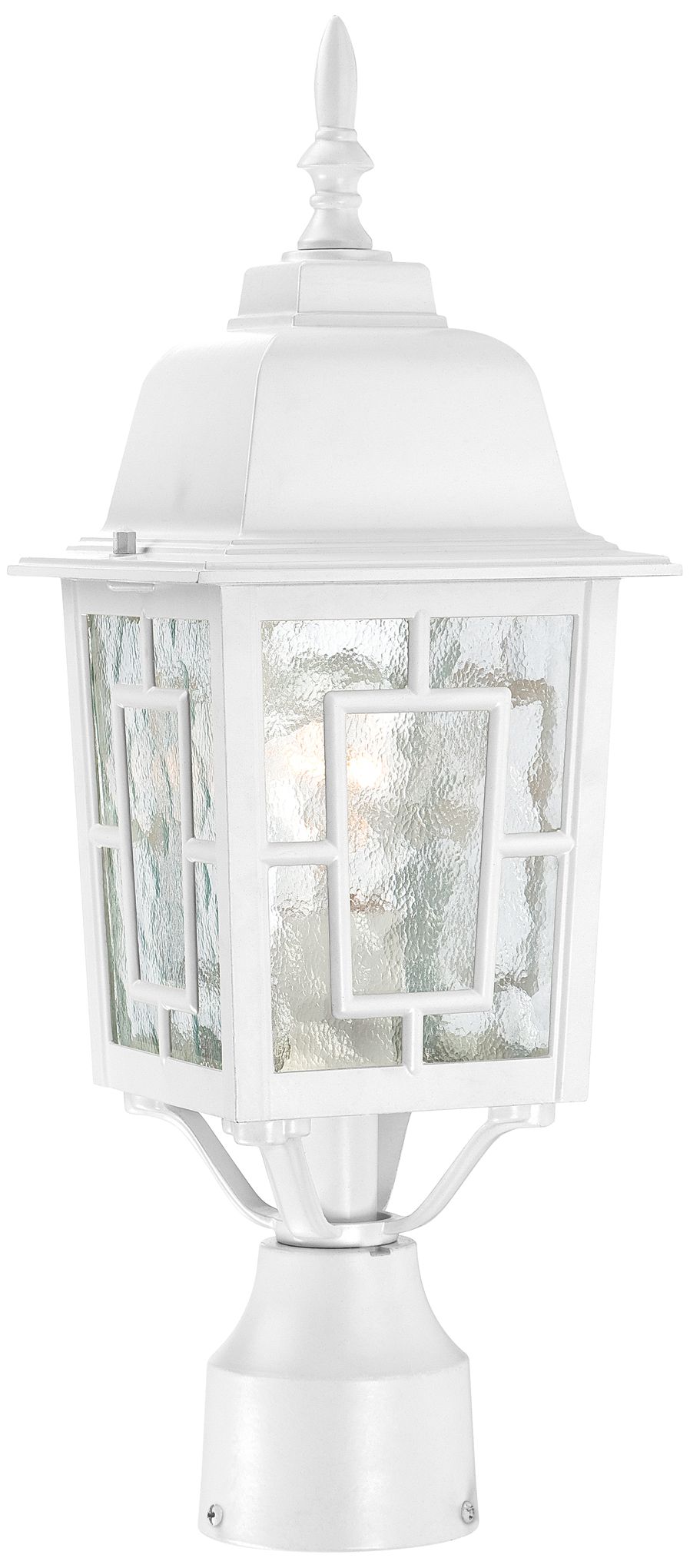 Satco Banyon 17 1/4" High White Outdoor Post Light