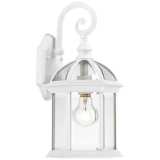 Satco Boxwood 15 3/4&quot; High White Outdoor Wall Light