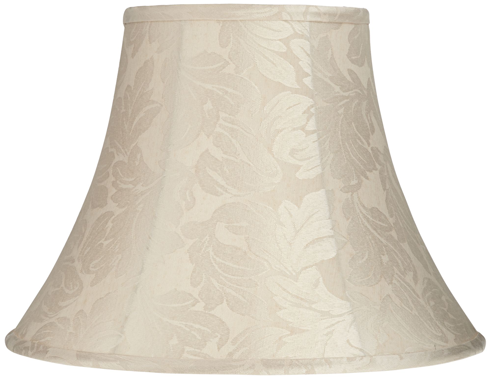 Potsdam Cream Fabric Bell Lamp Shade 8x16x12 (Spider)