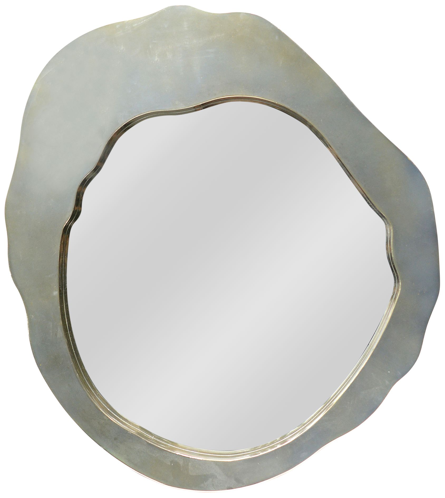 Miller Plated Silver 32" x 36" Wall Mirror