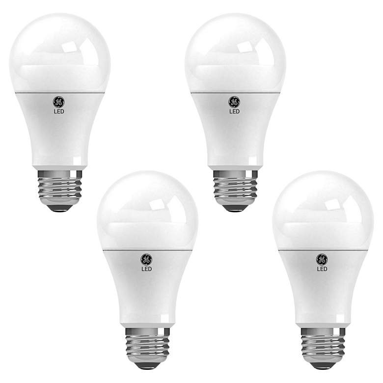 60W Equivalent GE Frosted 10W LED Dimmable Standard 4-Pack