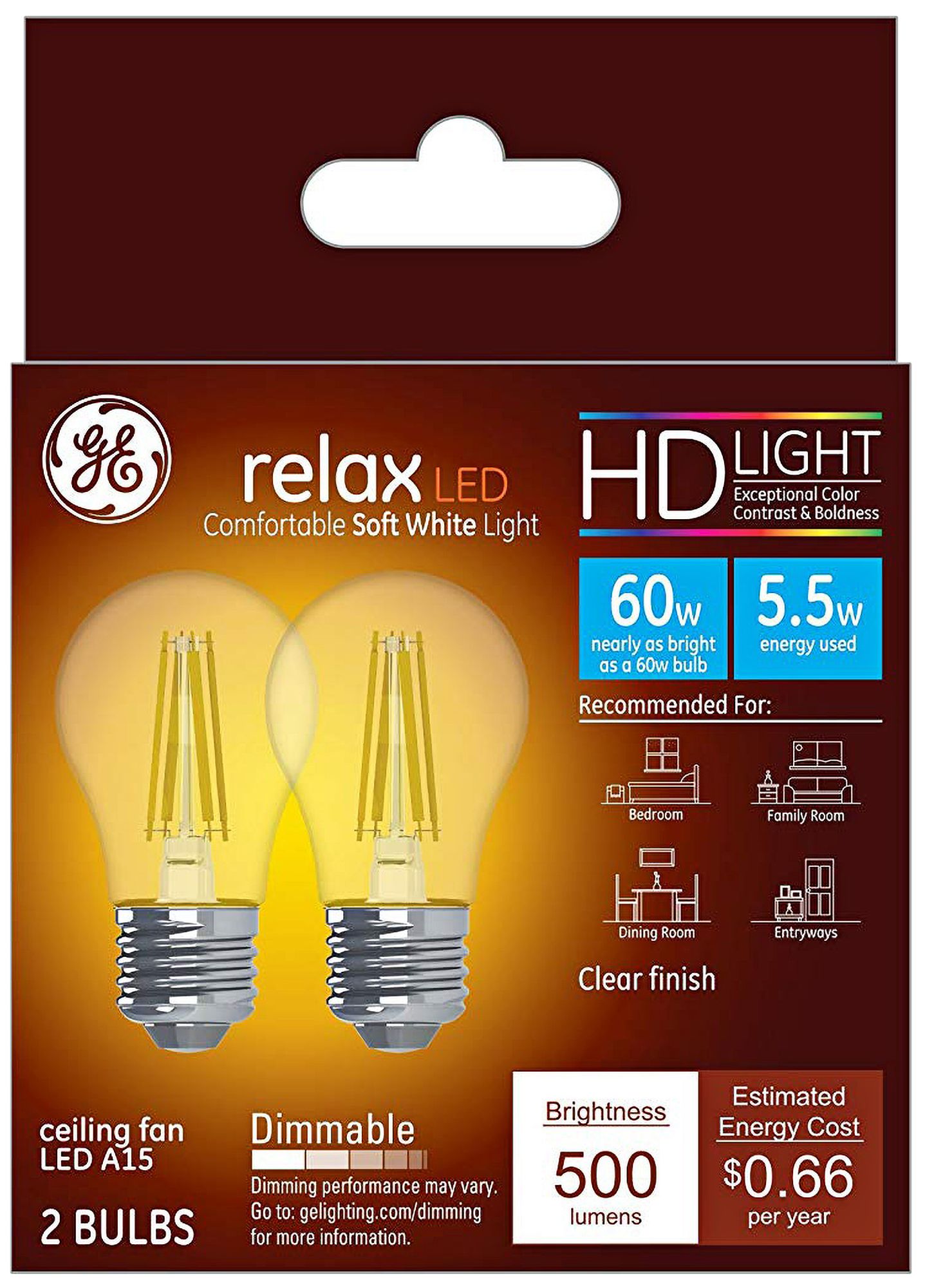 500 749 Lumens Ceiling Fan Light Bulbs Lamps Plus