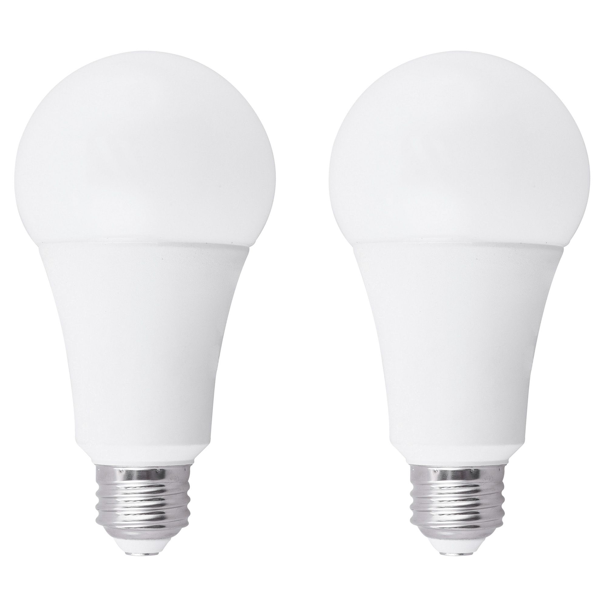 100W Equivalent Frosted 15W LED Dimmable Standard 2-Pack