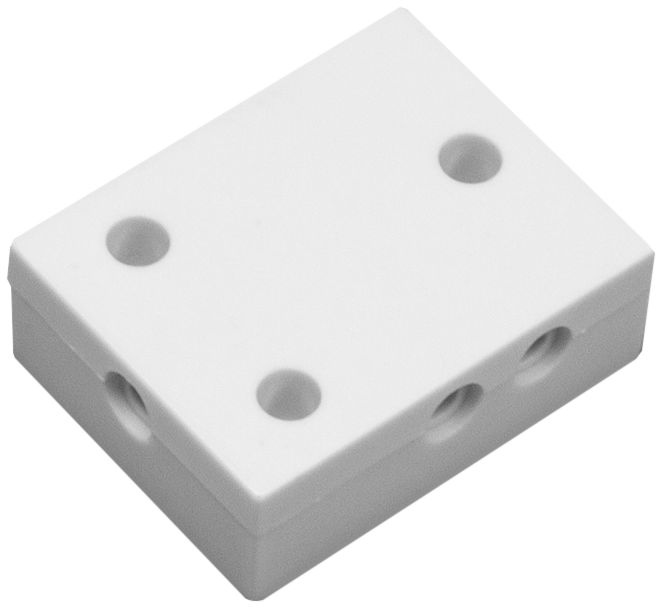 SlimEdge White 4-Port Power Block