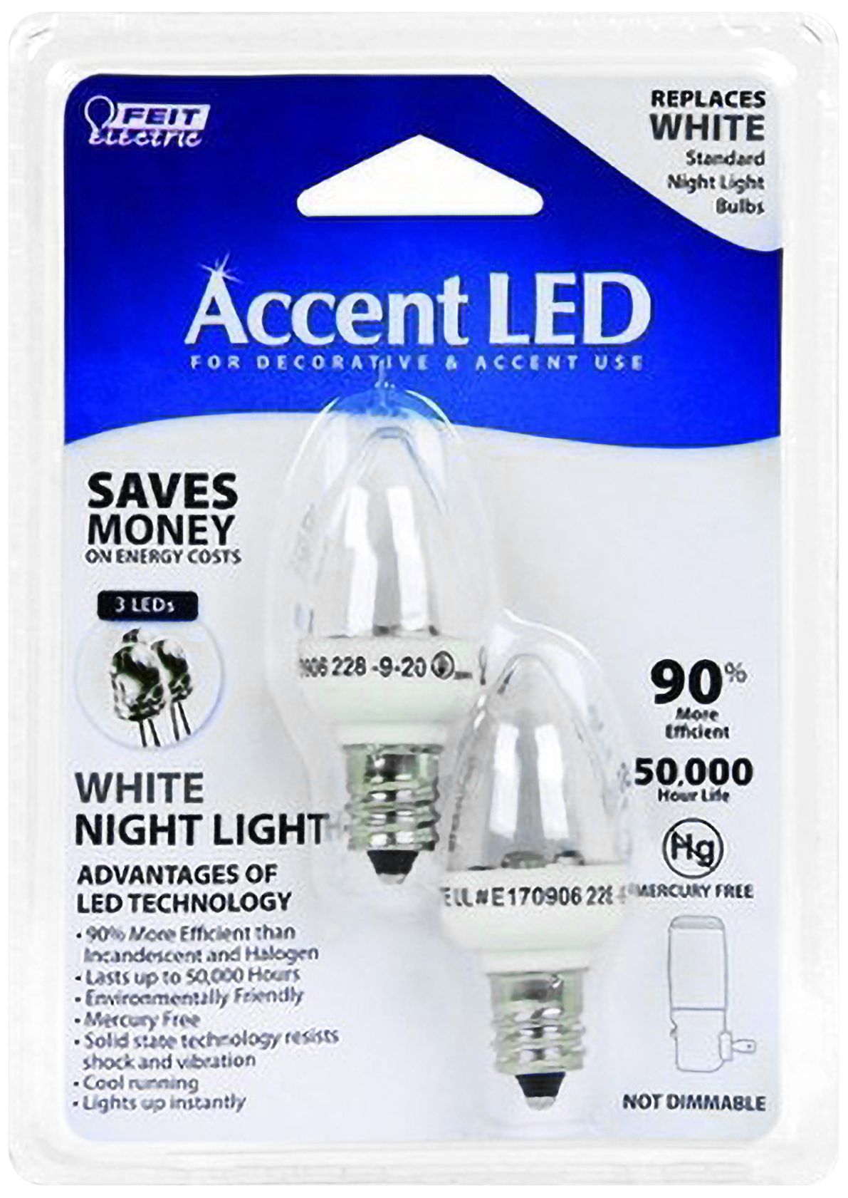 led night light bulb