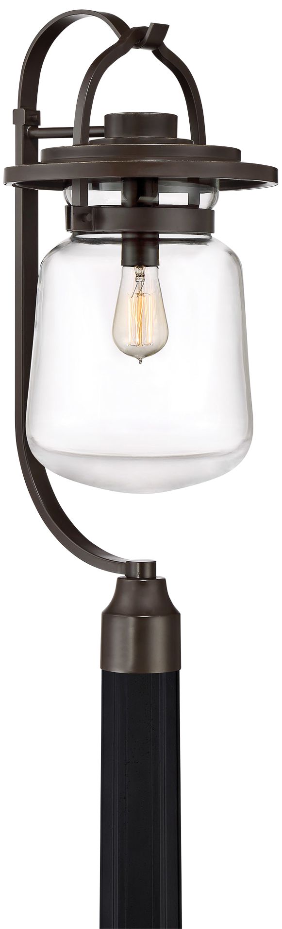 Quoizel LaSalle 26 1/2"H Western Bronze Outdoor Post Light