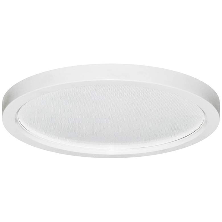 Image 2 Pancake Disc 5 1/2" Round White LED Outdoor Ceiling Light