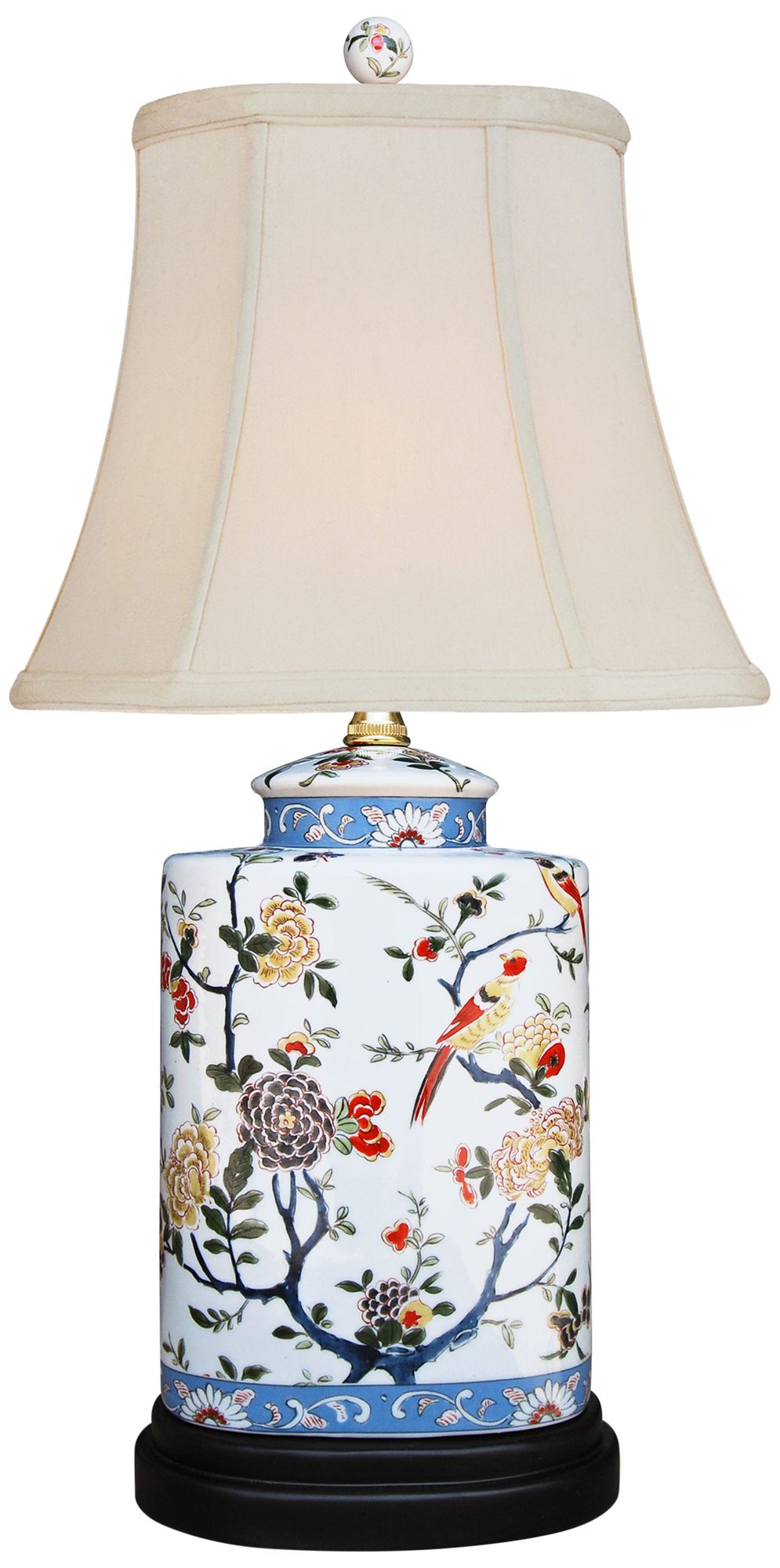 Jin MultiColor Porcelain Oval Jar Accent Table Lamp 61Y35 Lamps Plus