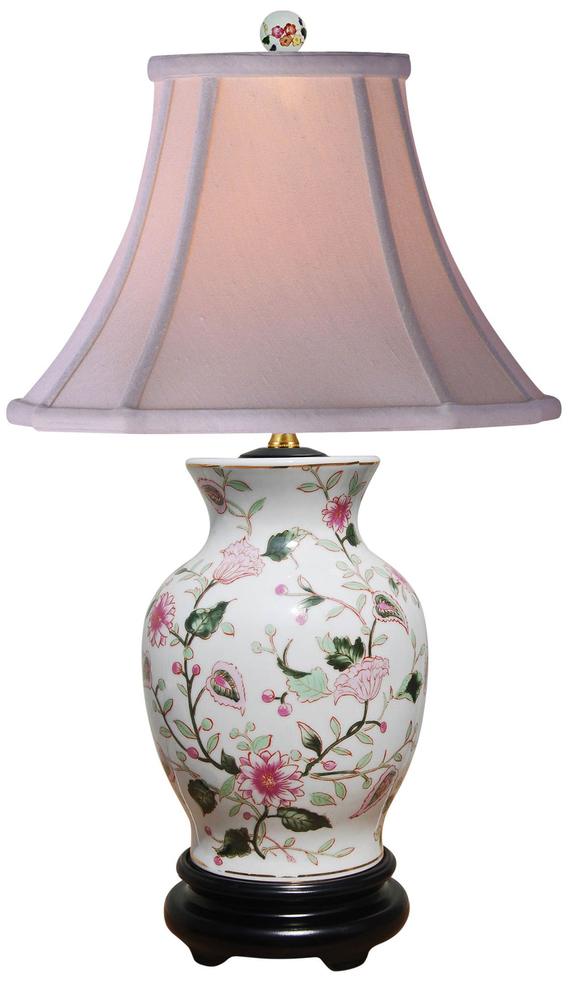 Emily MultiColor Porcelain Vase Accent Table Lamp 61Y45 Lamps Plus
