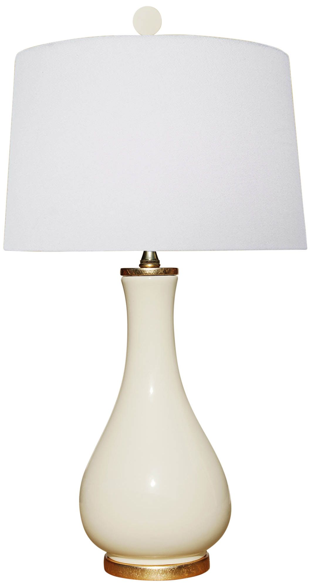 Mia Dove White Porcelain Vase Accent Table Lamp