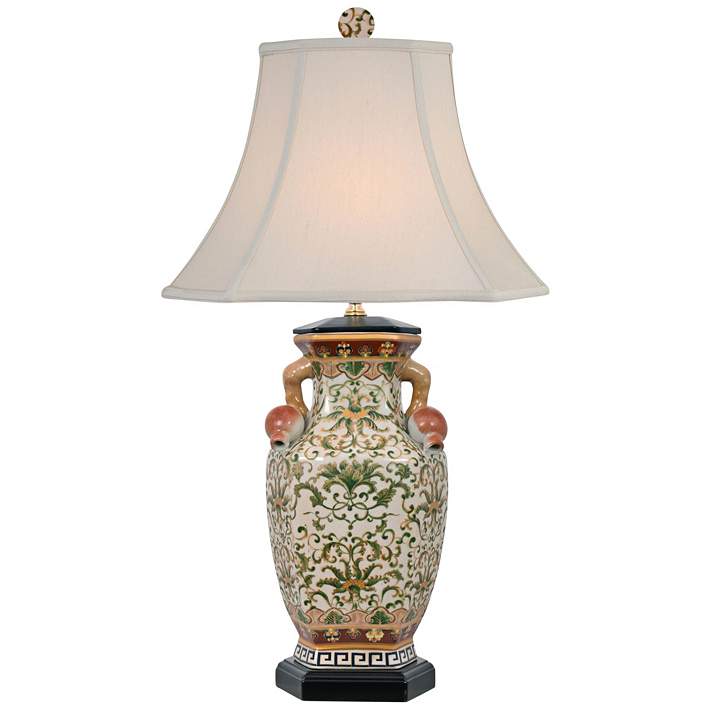 Dylan Multi Color Porcelain Vase Table, Make Table Lamp From Vase