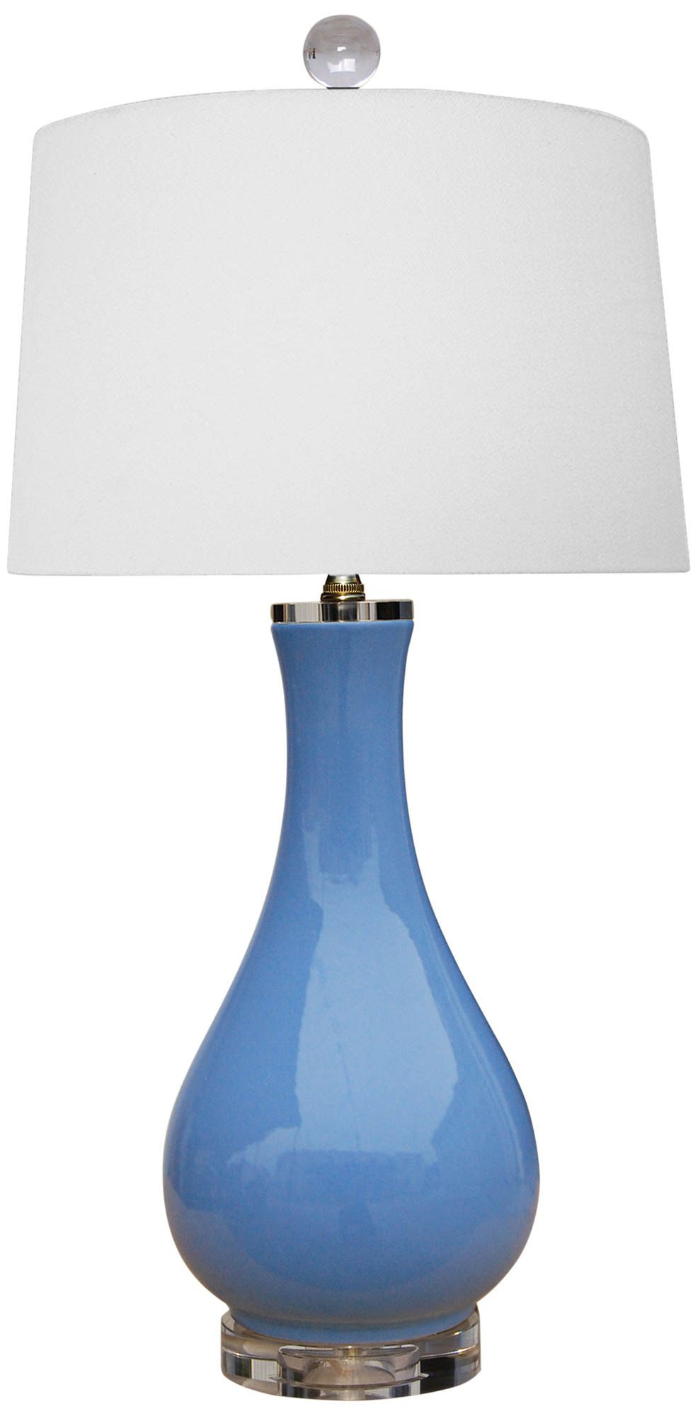 Mia Summer Blue Porcelain Vase Accent Table Lamp 61Y68 Lamps Plus