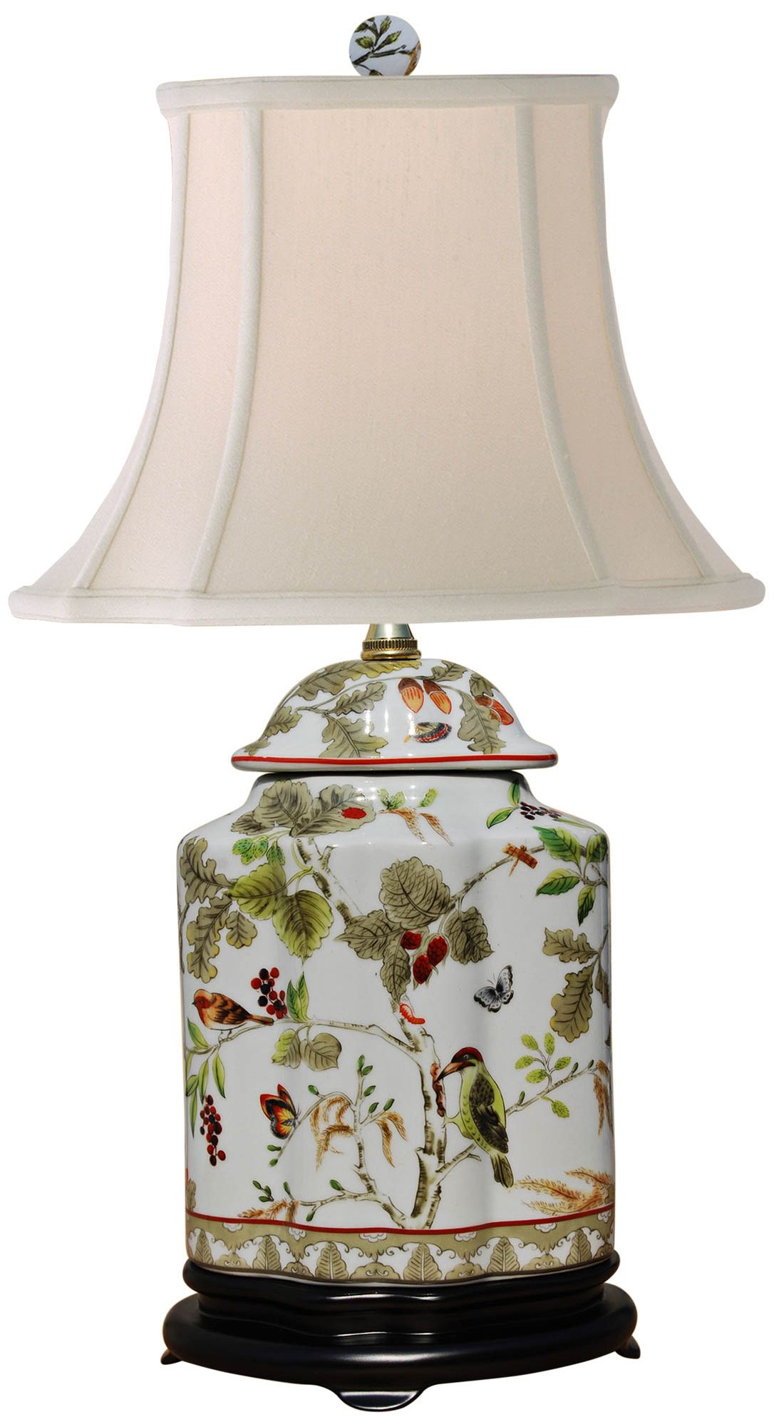 Dara MultiColor Porcelain Tea Jar Accent Table Lamp 61Y90 Lamps Plus