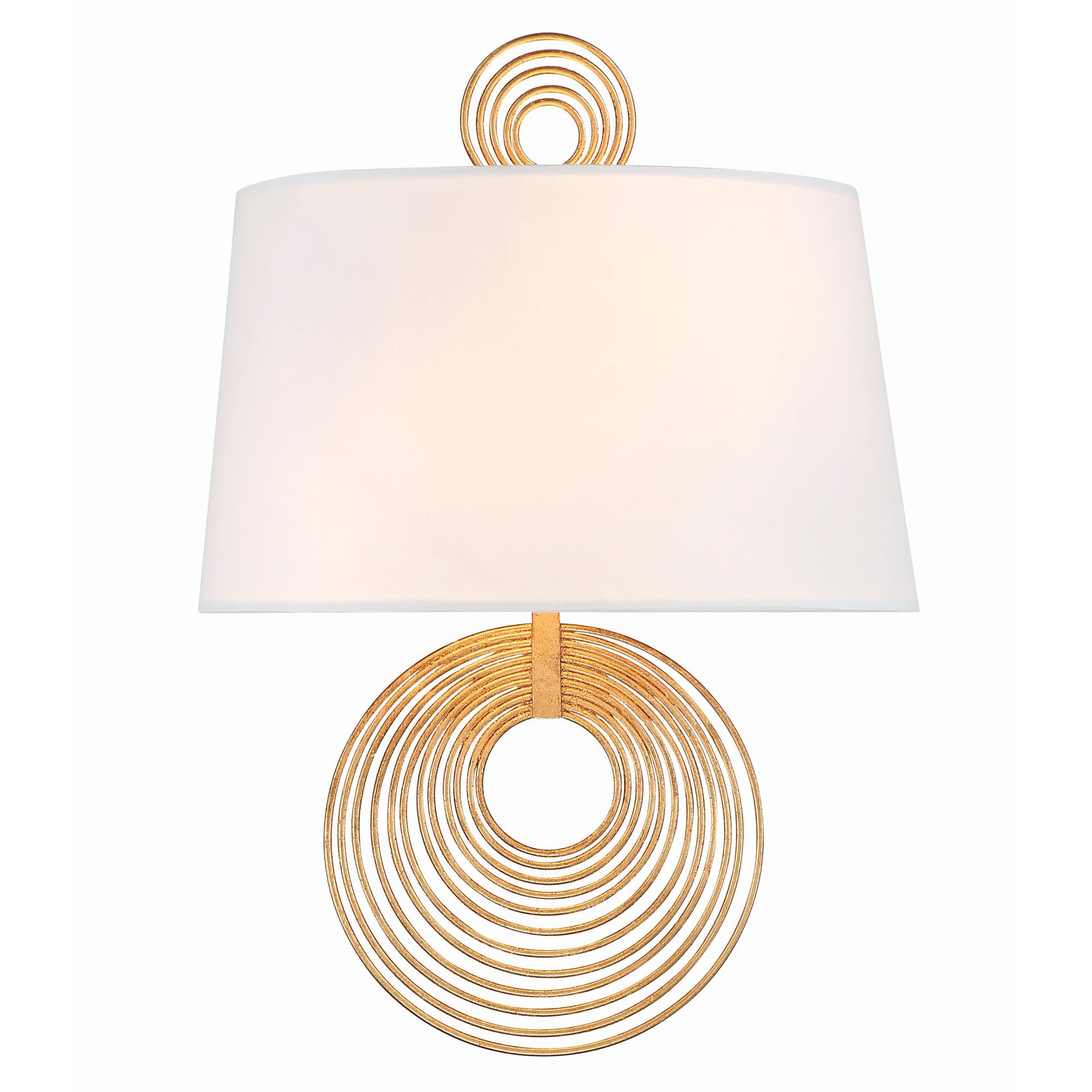 Crystorama Doral 14" High Renaissance Gold Wall Sconce