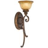 Illuminati Collection 23&quot; High Bronze Wall Sconce
